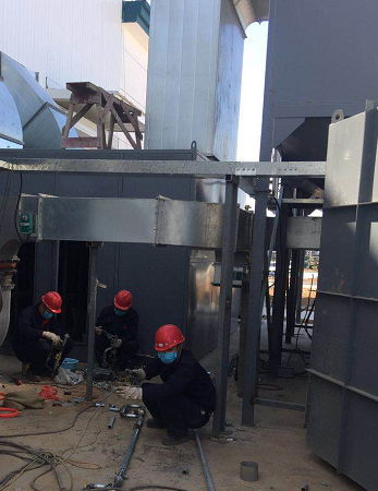 金禾環保 疫情面前展國企擔當 環保設備安裝工程安全有序進行